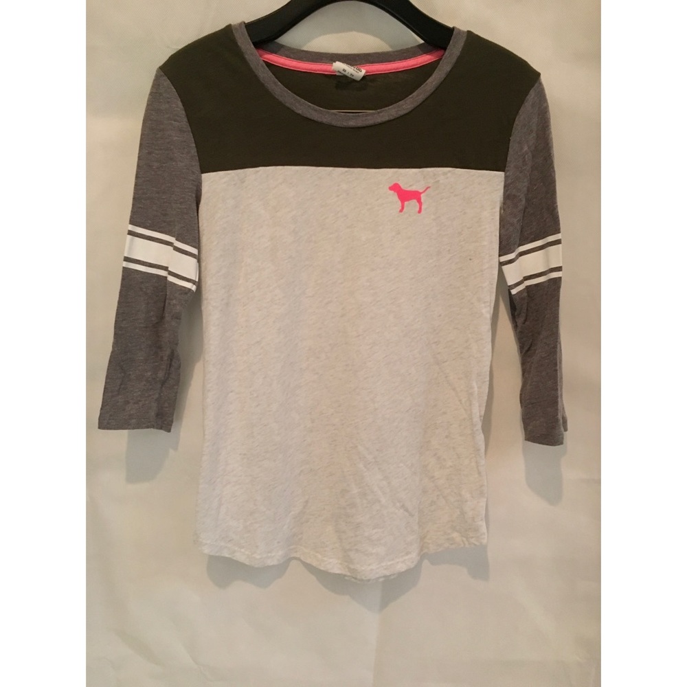 VS PINK 3/4 sleeve shirt